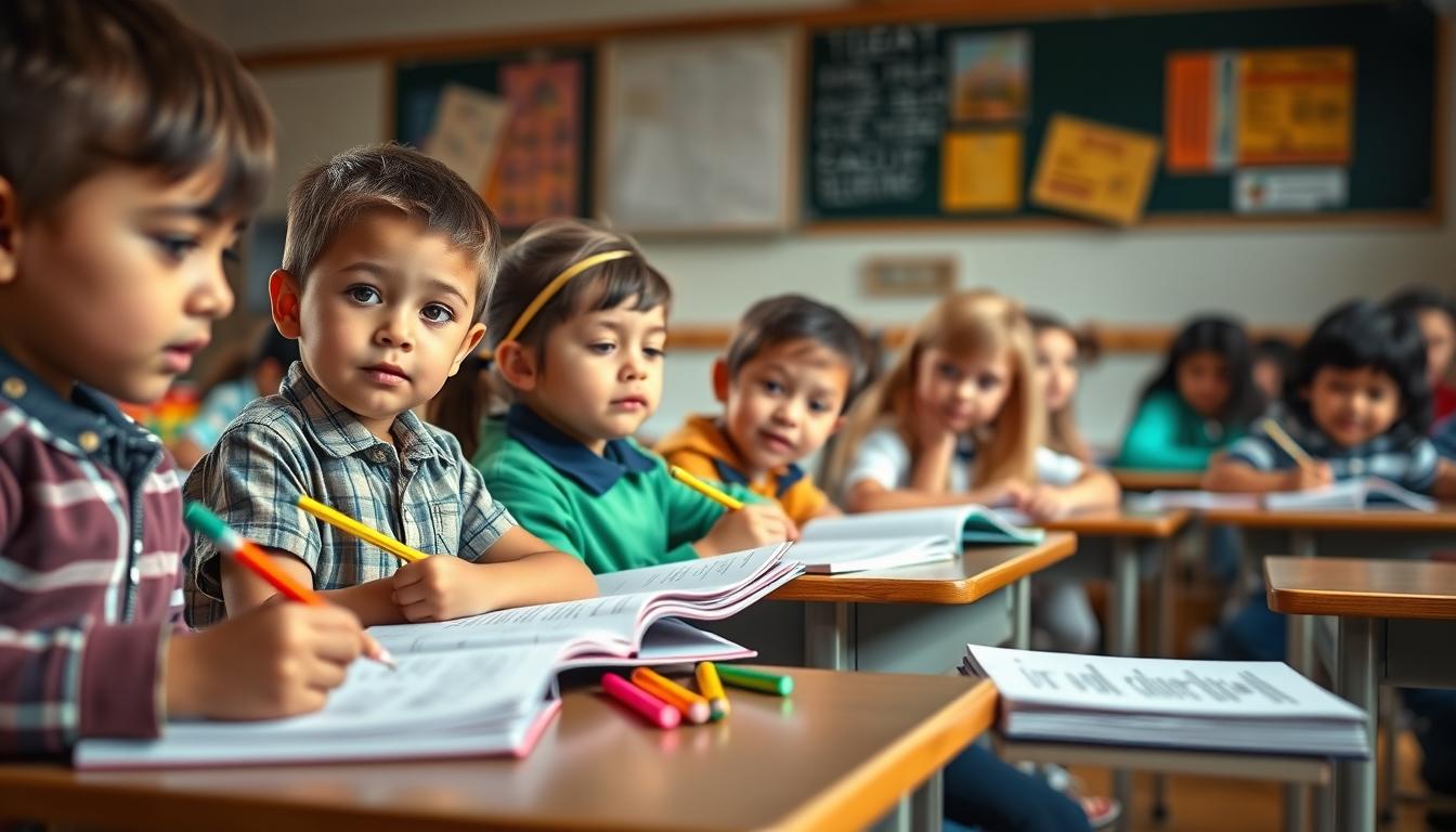 Structured study materials and learning resources on a desk