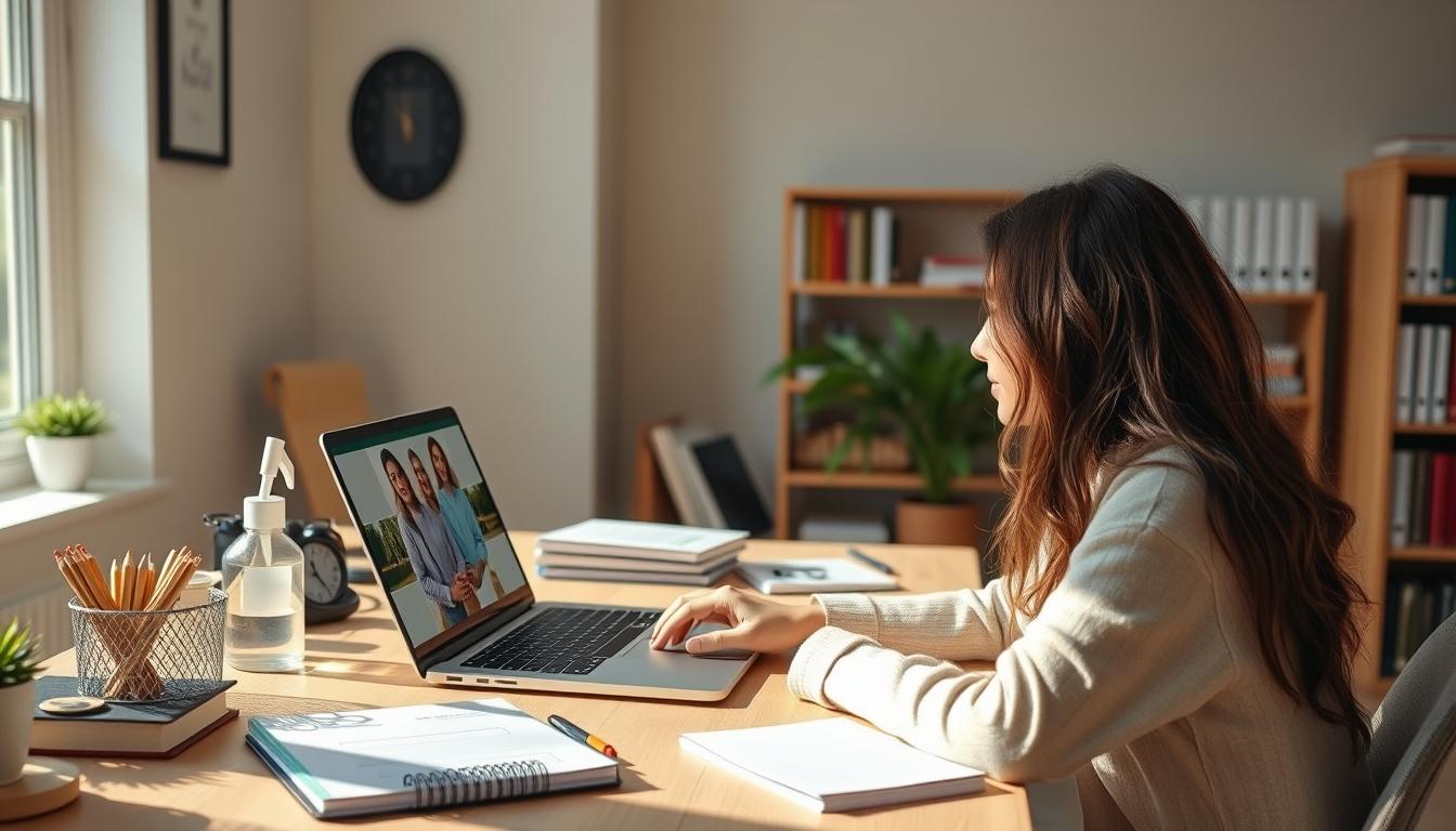 Organized study environment supporting productive learning